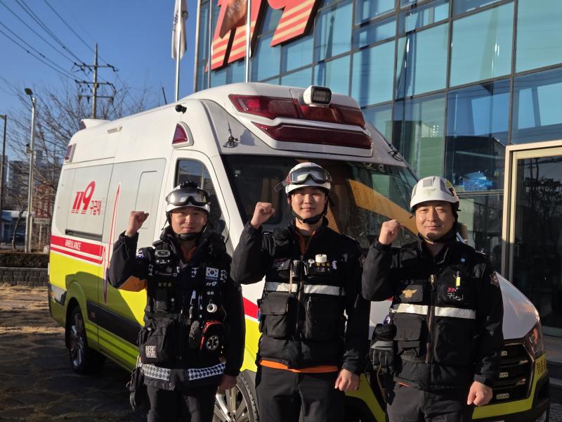 정읍소방서, 심정지 대응 성과 우수 구급대원 ‘119HERO 구급대’하반기 3명 선정